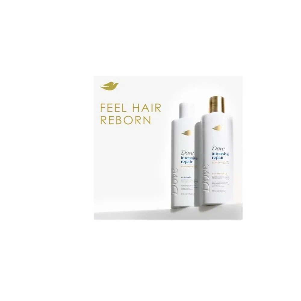 4-Pack Dove Shampoo Intensive Repair for Damaged Hair with Bio-Protein care 12oz